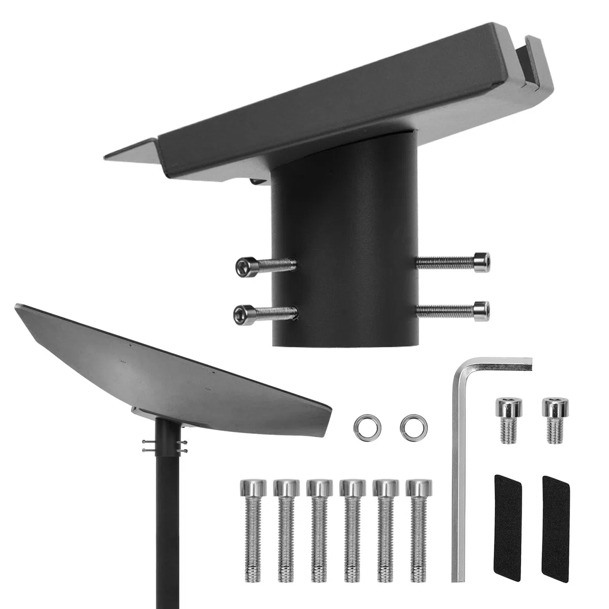 Adattatore per tubo Starlink Gen 3,Kit di montaggio regolabile Starlink per Starlink Internet Kit satellitare,kit di montaggio Starlink,montaggio Starlink Standard Gen3/V3 Kickstand Dishy