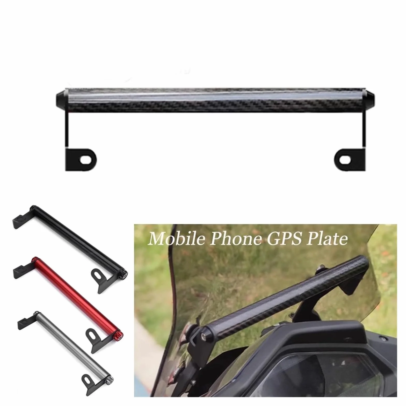 Supporto Piastra Navigazione PER KYMCO PER DTX360 PER DTX 360 S350 S250 Barra Di Espansione Per Parabrezza Anteriore Per Moto Supporto Per Telefono Cellulare Con Navigazione GPS GPS