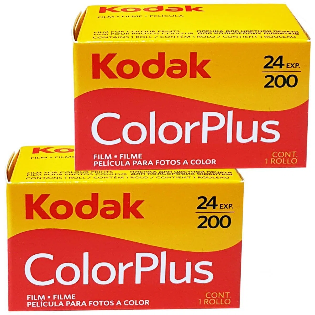 2 X 1A PHOTO PORST Kodak Color Plus 200 ISO, 24 scatti ciascuno