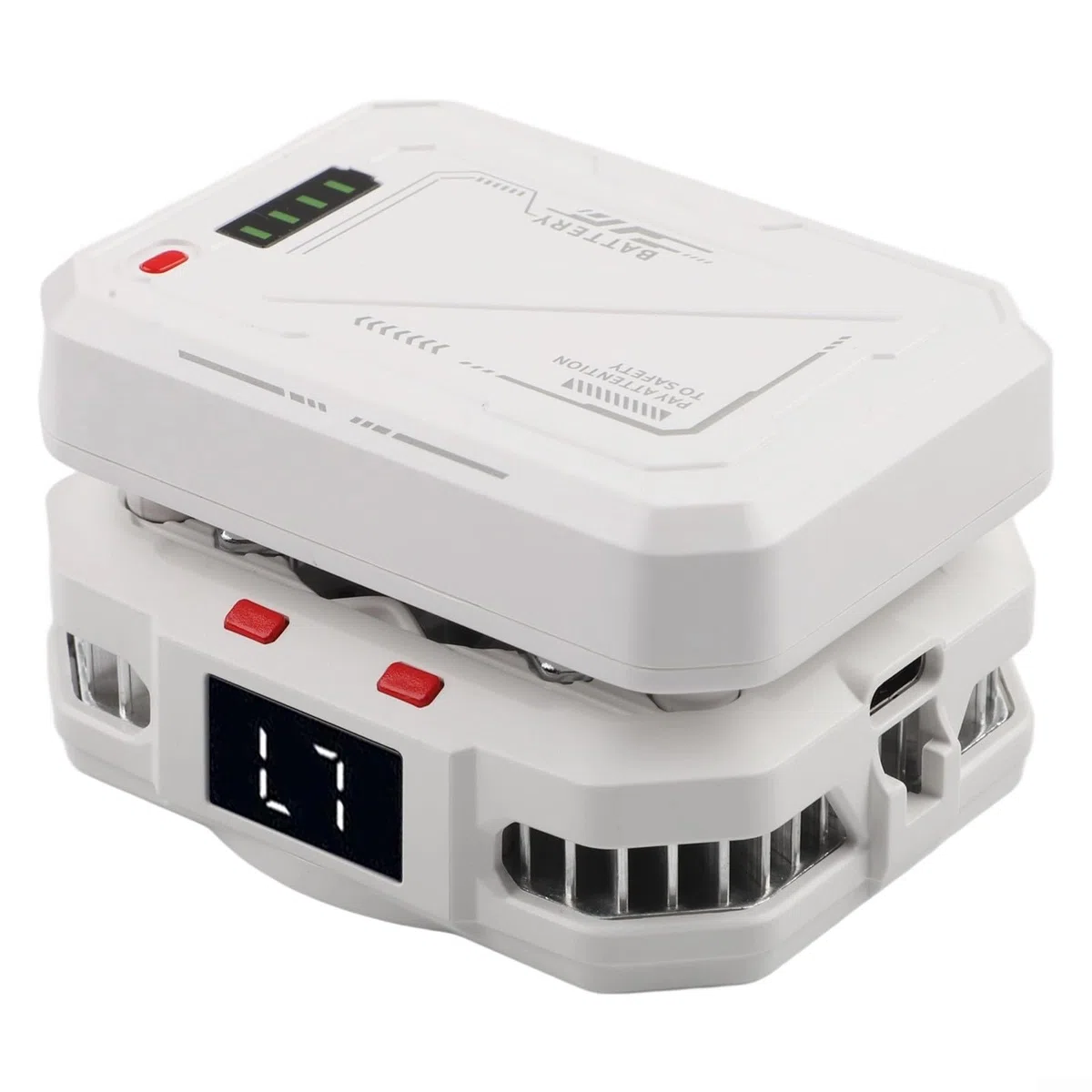 SPORTARC TH10 - Dispositivo di raffreddamento per telefono, con batteria ricaricabile, display di potenza di raffreddamento rapido, semiconduttore magnetico wireless, congelamento del ghiaccio, 15 W