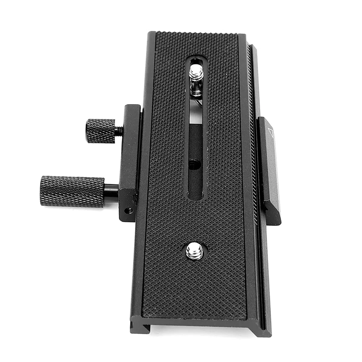 Slider da 11 cm, cursore per guida di messa a fuoco macro a 2 vie con montaggio a vite per guida della fotocamera 1 4" per riprese ravvicinate universale per fotocamere DSLR