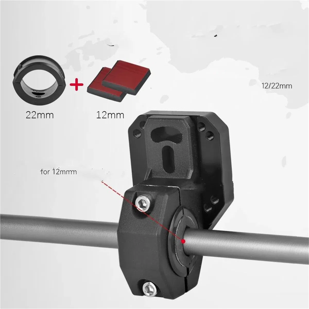 Supporto Navigatore Moto Cellulare GPS Universale 12 Mm 22 Mm Staffa Navigazione Supporto GPS Motocicletta Supporto per Smartphone