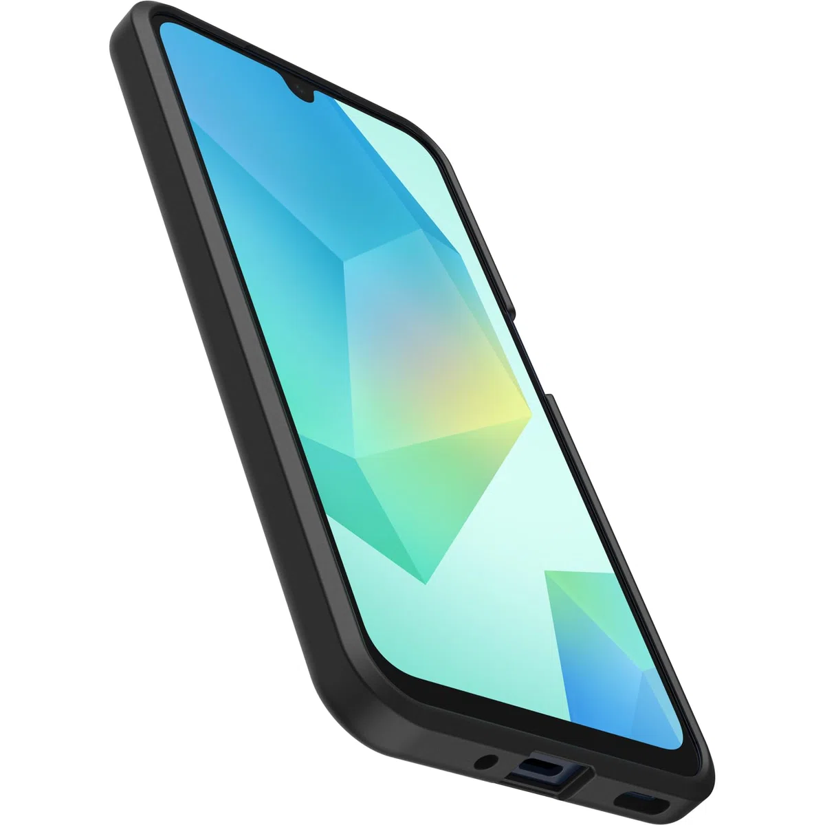 Cover per Samsung Galaxy A16/A16 5G OtterBox React Series, resistente a shock e cadute fino, cover ultrasottile, testata a norme MIL-STD 810G, Nero