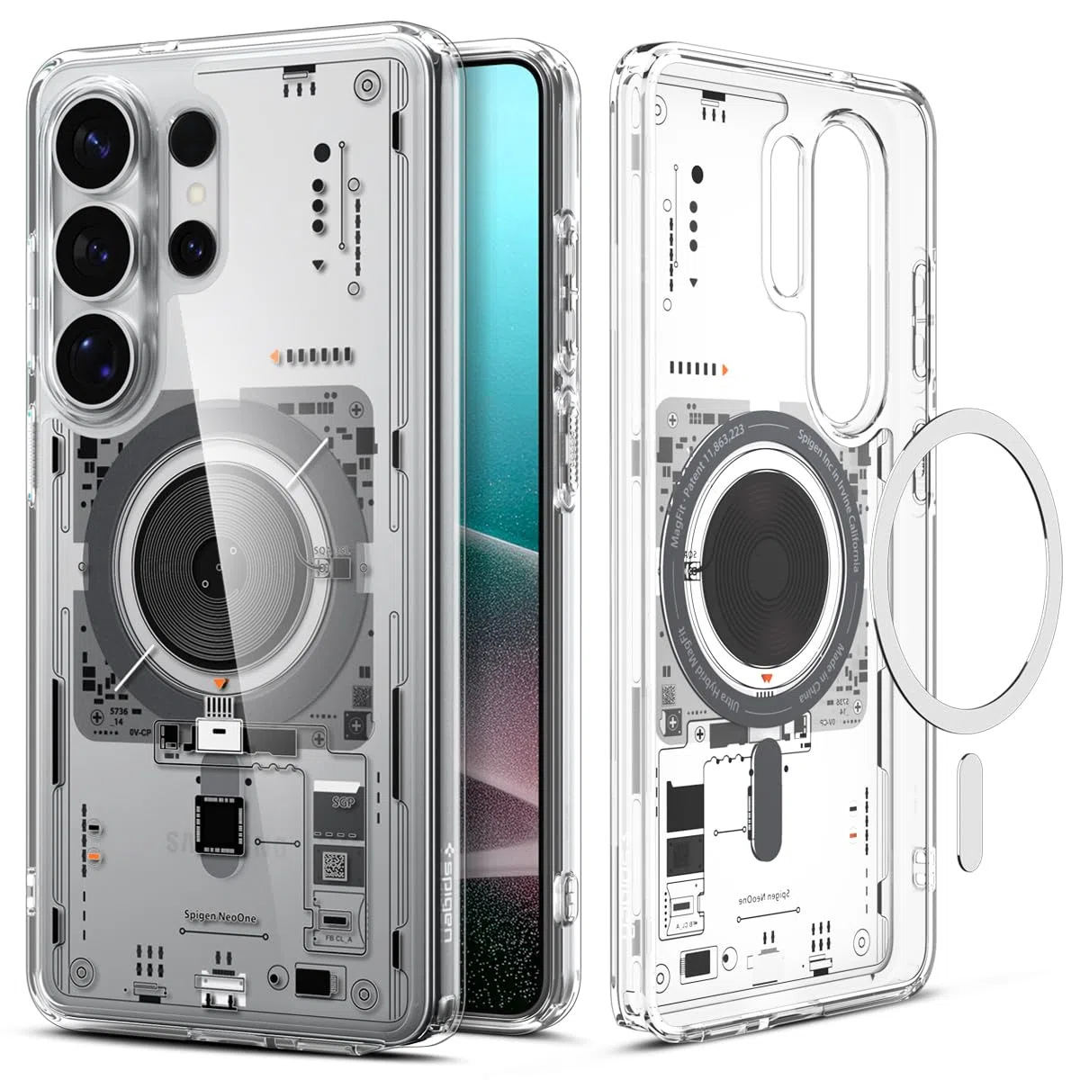 Spigen Cover per Samsung Galaxy S26 Ultra, Ultra Hybrid MagFit, Compatibile con MagSafe - Neo One