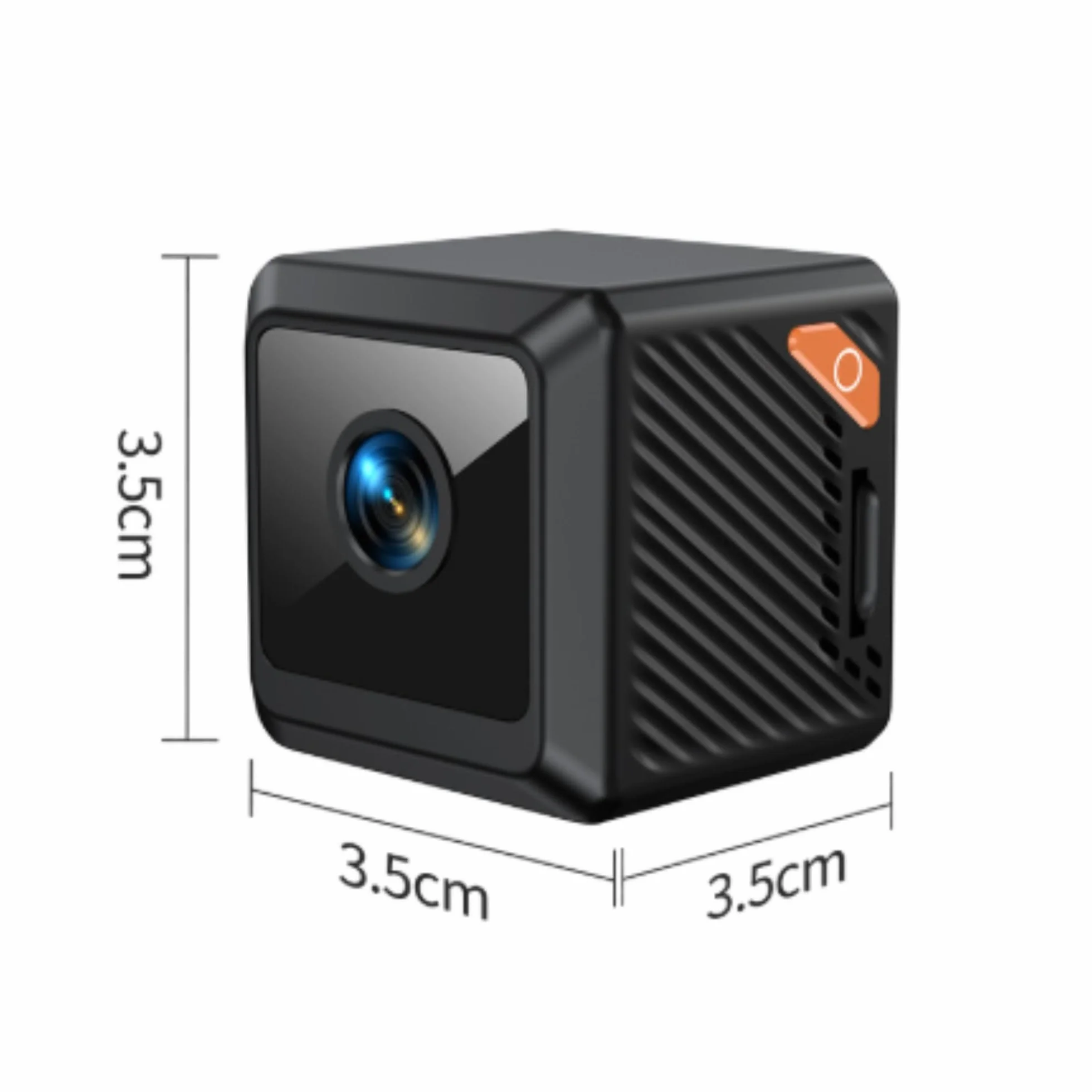 Mini Telecamera Spia Wireless con Microfono Incorporato, 4K HD, Visione Notturna, Rilevamento del Movimento e Riduzione del Rumore 2D - Telecamere di Sicurezza per Interni - Telecamera con Batteria