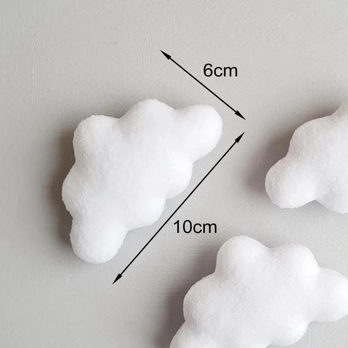 perfk 8Pcs Newborn Photo Props Infant Photo Photograph 3 Clouds Plushes Skin Friendly Photography Puntelli Baby Photography Puntelli per La Festa di