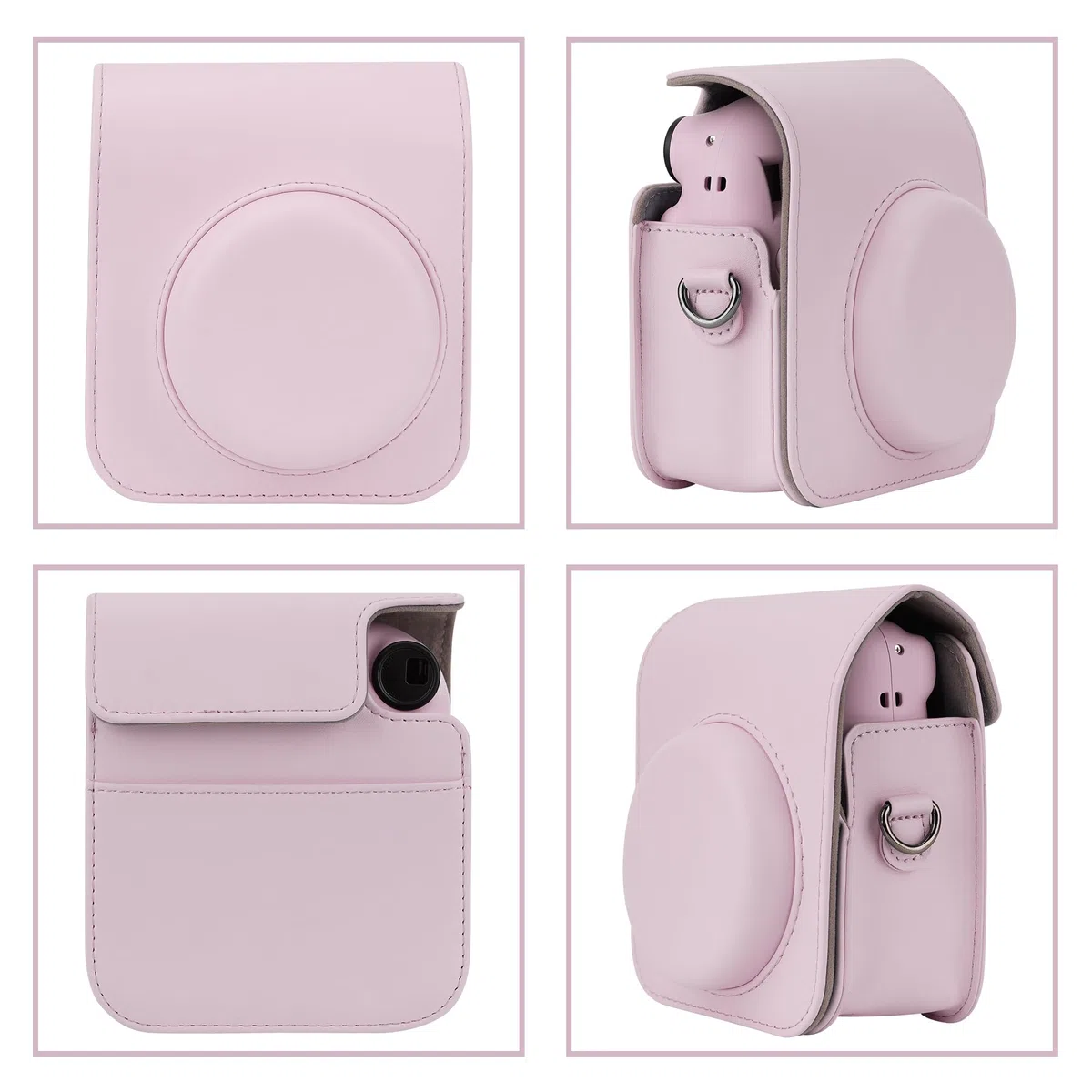 Set di accessori per fotocamera istantanea Mini 12, custodia per fotocamera Instax Mini 12 con album fotografico a 64 tasche e cornici per foto/cornici decorative da parete/adesivi per