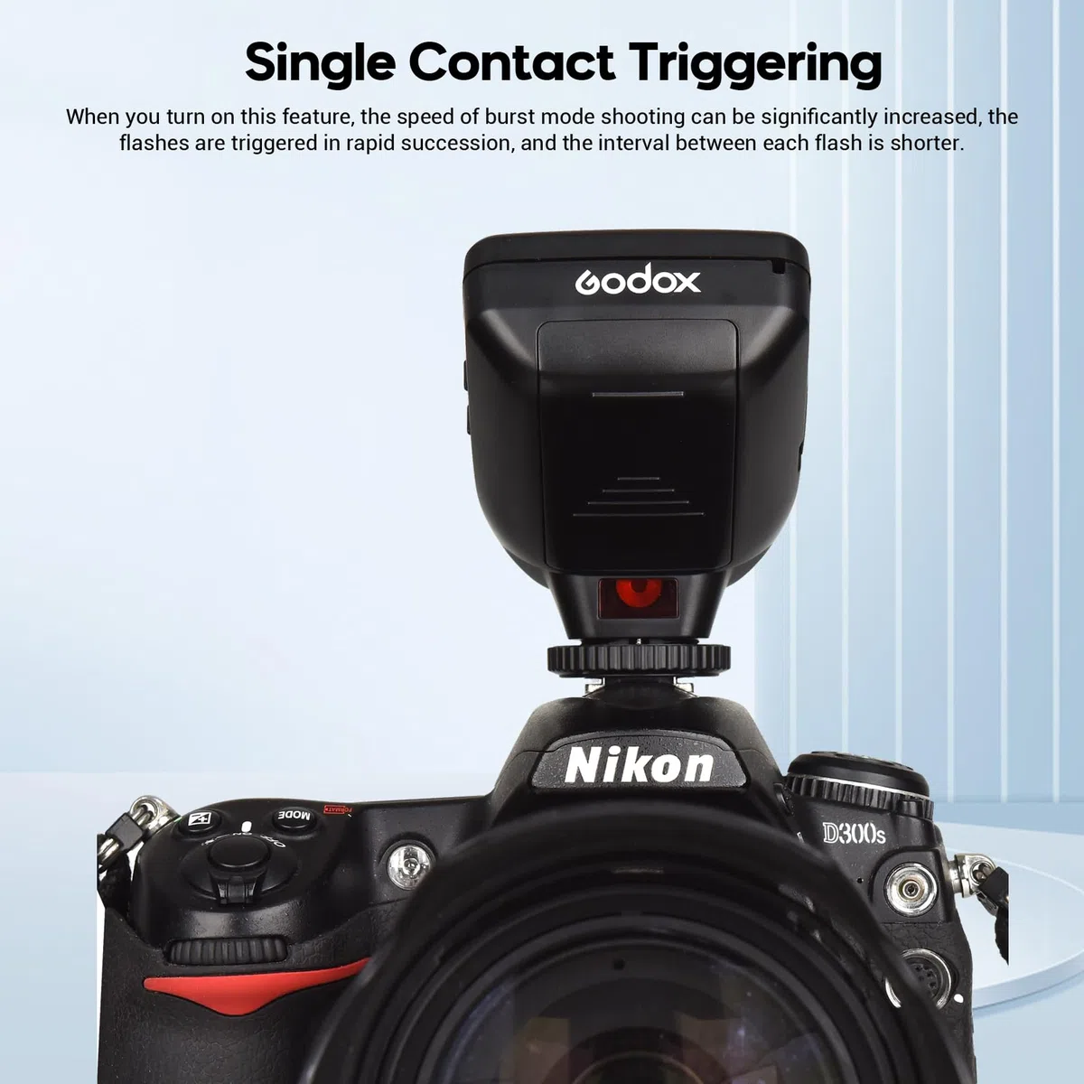 Godox XPro-N TTL 1/8000s HSS Wireless Flash Trigger Trasmettitore con Professionali Funzioni Supporto i-TTL Flash Autoflash compatibile con Nikon Fotocamera