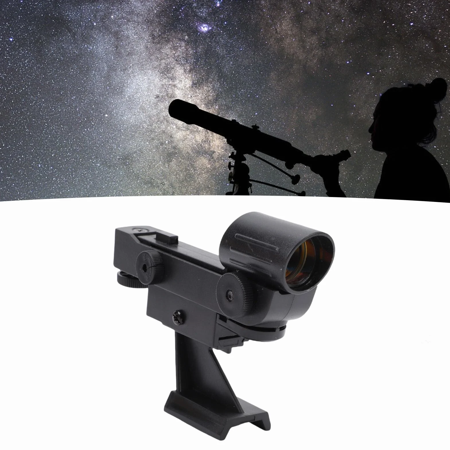 Syrisora Mirino per Telescopio Astronomico, Mirino a Matrice di Punti LED con Regolazione della luminosità e Allineamento Rapido, Compatibile con la Serie 80EQ SE SLT PS
