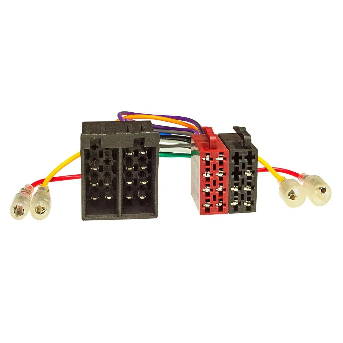 tomzz Audio 2415-051 Set di cornici radio compatibili con Ford KA RU8 My.2009-2017 nero con adattatore radio ISO Fakra Adattatore antenna DIN ISO