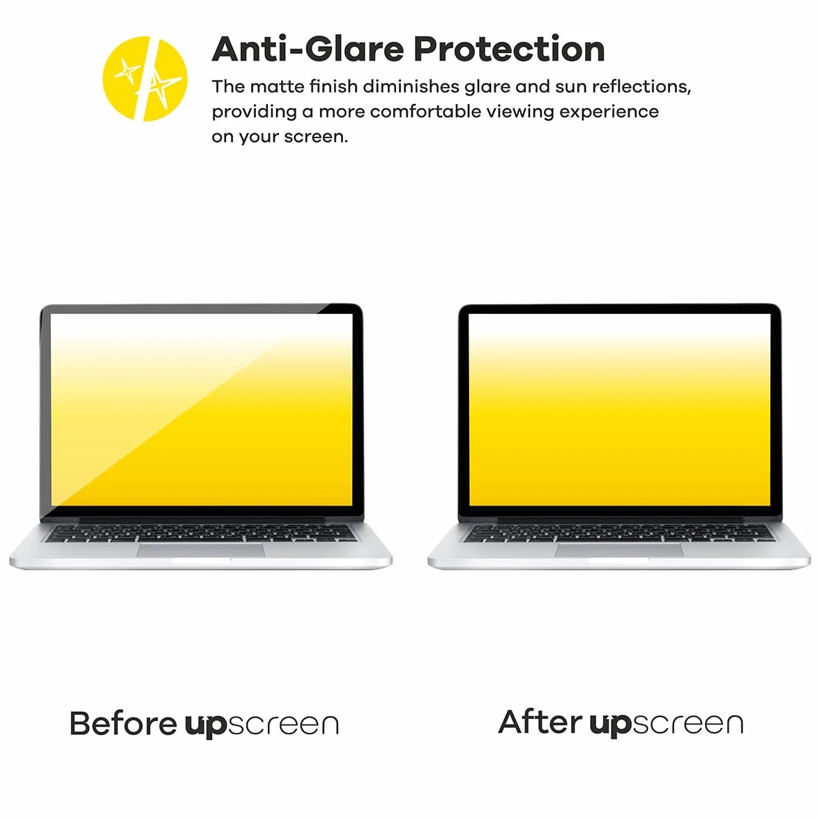 upscreen Pellicola Protettiva Opaca per Apple MacBook Air 13" M4 2025 / M5 2026 Protezione Proteggi Schermo – Antiriflesso, Anti-Impronte