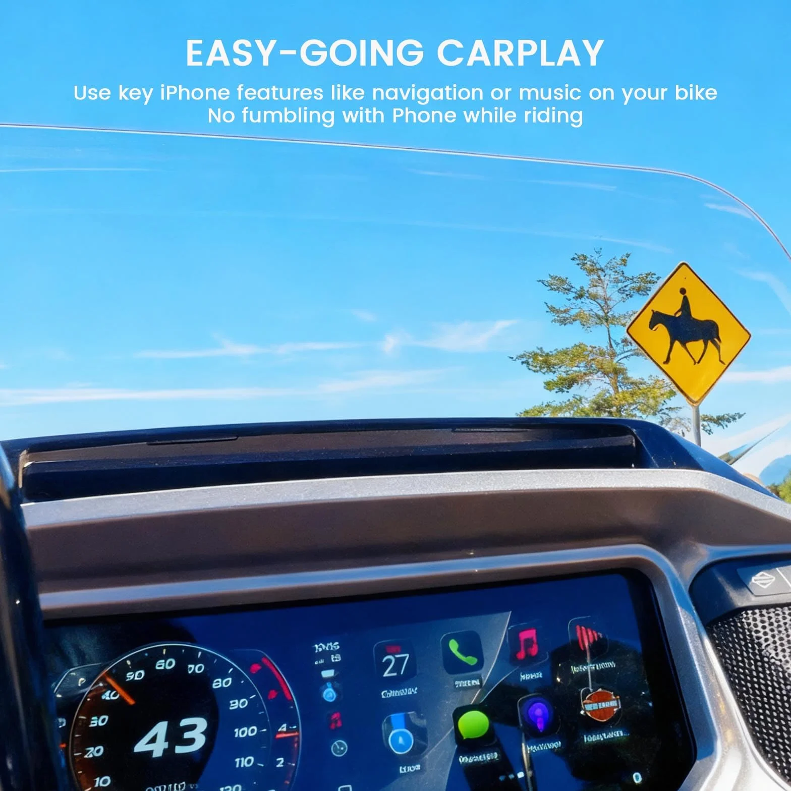 MaedHawk Bypass 2.0 Adattatore Attivazione CarPlay Moto – Bypass Casco Bluetooth 5.4 con Porta di Ricarica Passante USB-C 45W (Plug & Play, Attivazione Wireless, Bypass Headset per CarPlay)