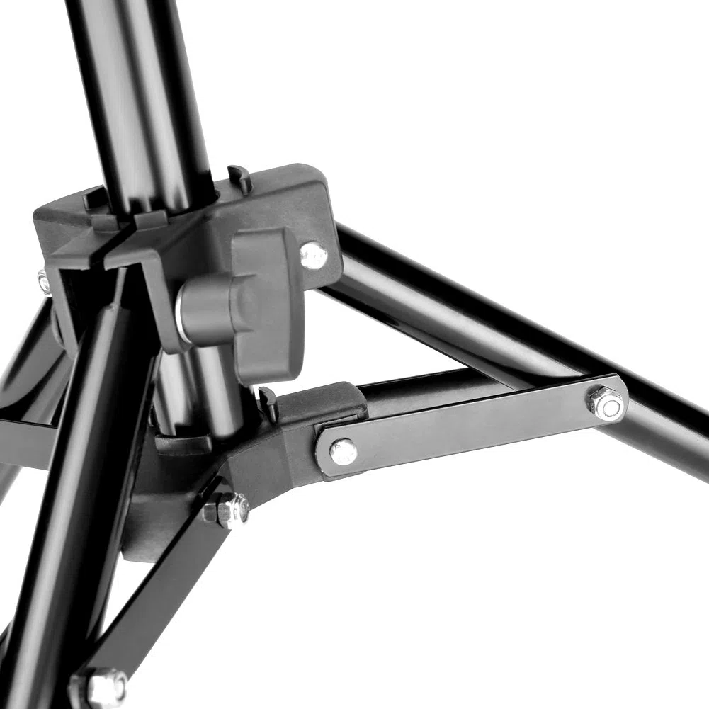 NEEWER Mini set di due supporti aluminum fotografia della luce con altezza max 80 cm per Relfectors, Softbox, luci, ombrelli, sfondi