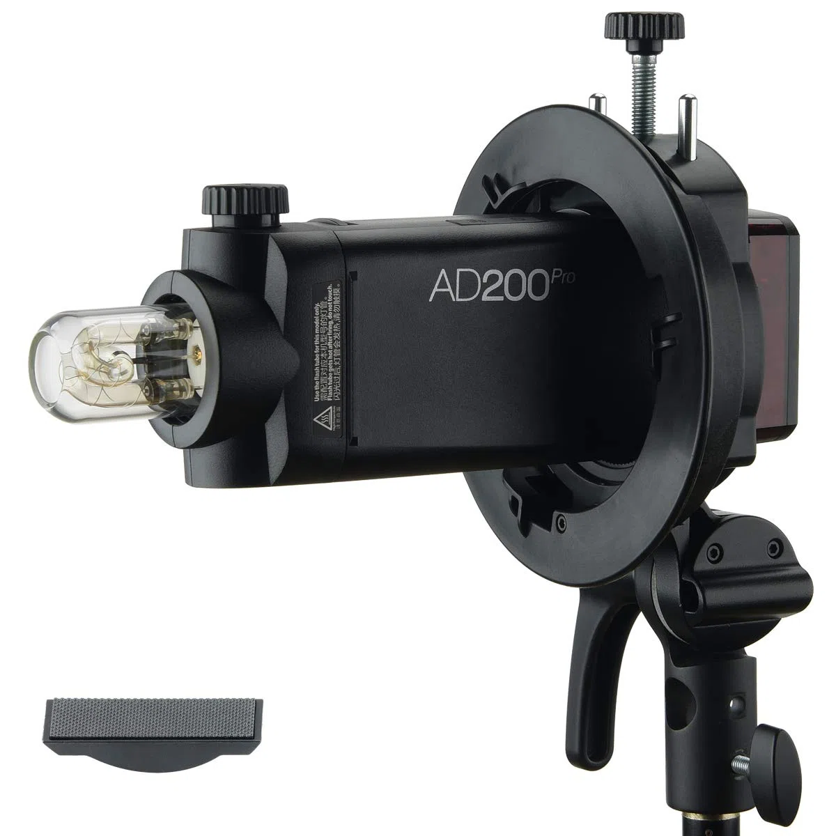 Godox S2 Staffa di fissaggio per flash con attacco Bowen tipo S per Godox V1, V860II, AD200, AD200Pro, AD400Pro, Speedlite e flash stroboscopici