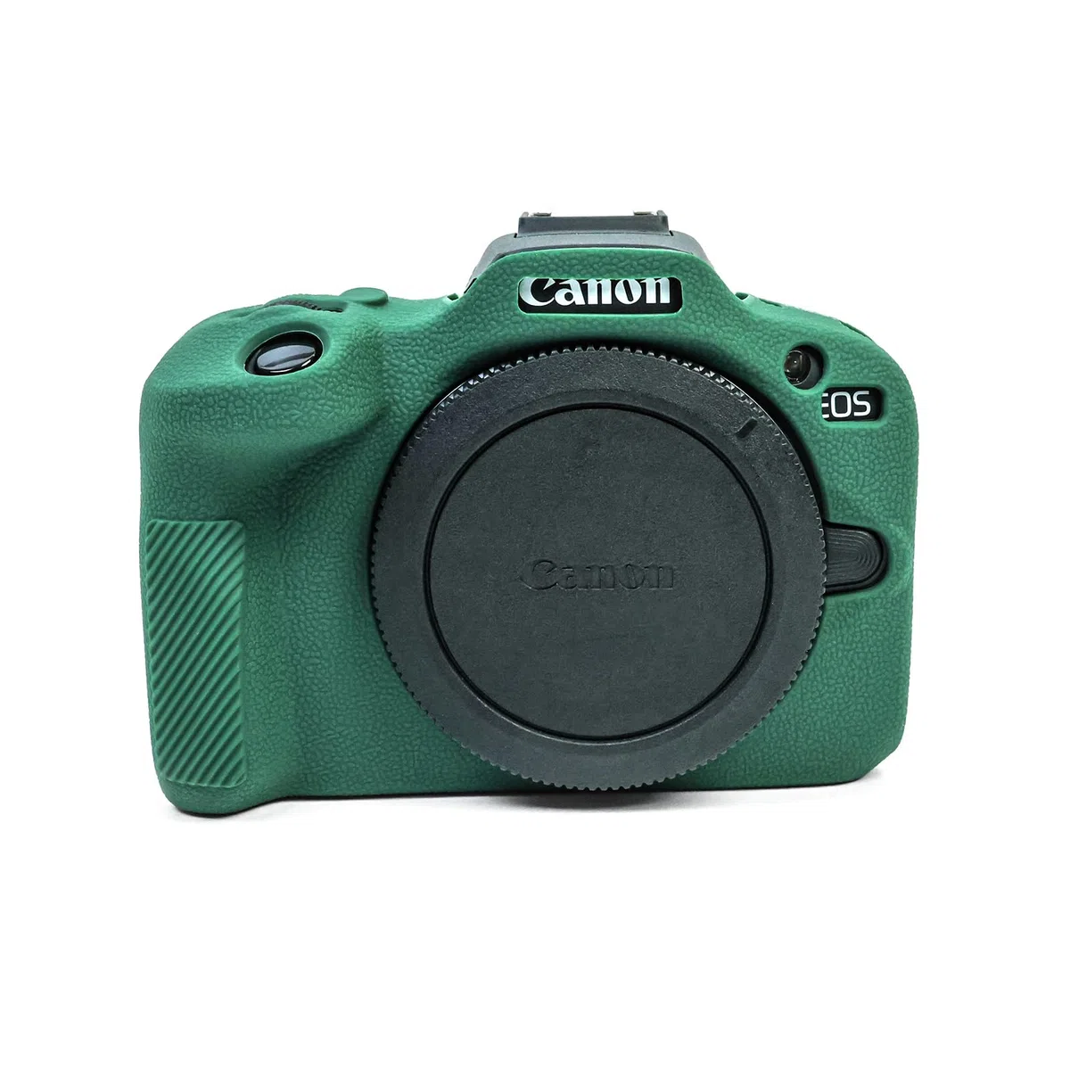 MUZIRI KINOKOO Custodia EOS R100 EOSR100 - Custodia protettiva in silicone morbido per fotocamera mirrorless Canon EOS R100/EOSR100 Antigraffio - Verde