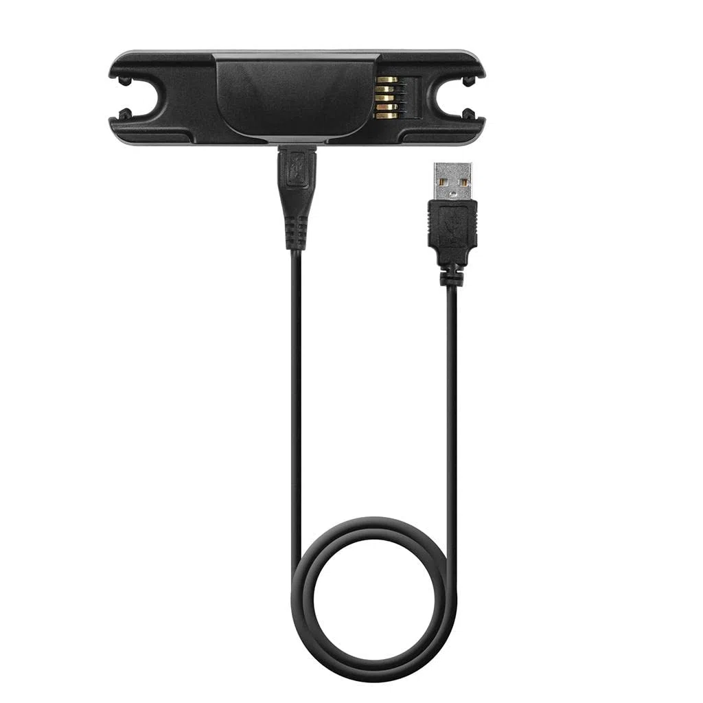 perfk Caricatore USB di Ricambio per Sony NW-WS413 / NW-WS414 / NW-WS416 Sincronizzazione Dati Carica di Ricarica Clip Base per Cavo Cavo per Cavo Accessori