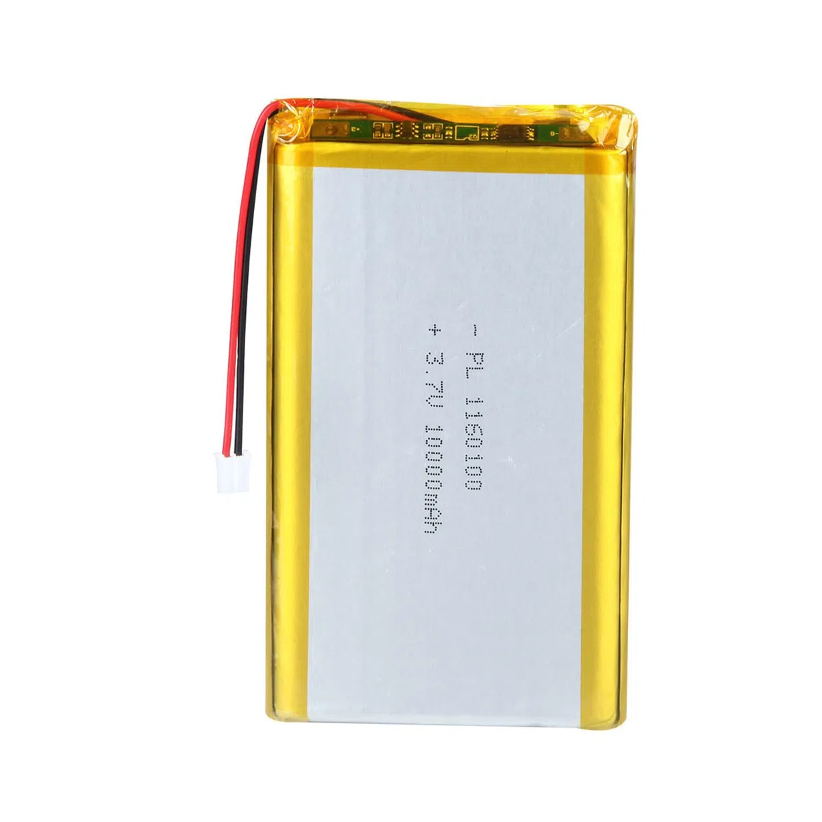 Batteria agli ioni di litio agli ioni di litio da 3,7 V, 10000 mAh, 1160100 mAh, con connettore 2P PH con griglia da 2,0 mm