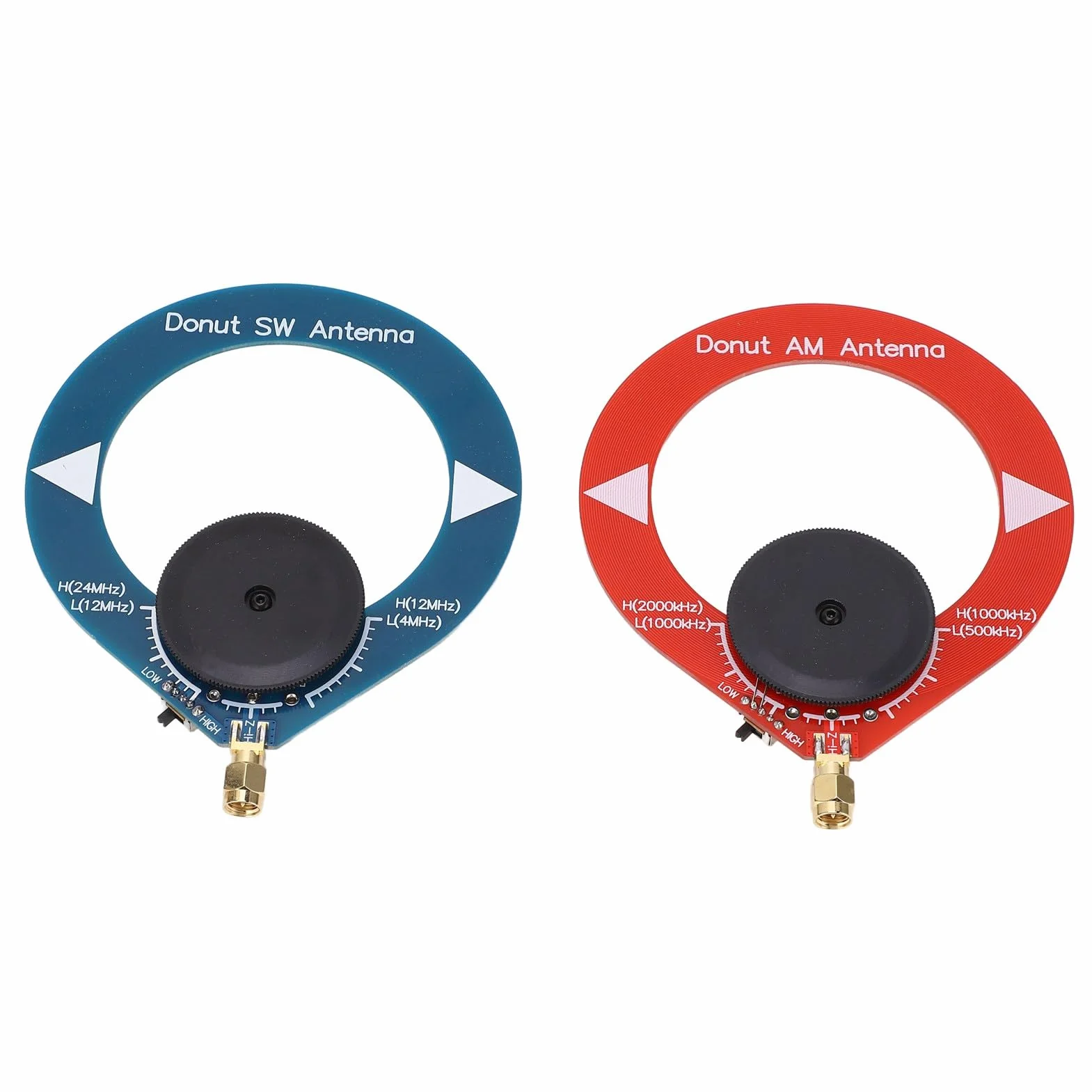 Circolare AM MW SW Antenna Radio Mini Circolare Antenna Anti Interferenza Portatile a Onde Corte per Radtel RT 880 RT 880G RT 860G RT 860 CB HF SSB 2 Pezzi