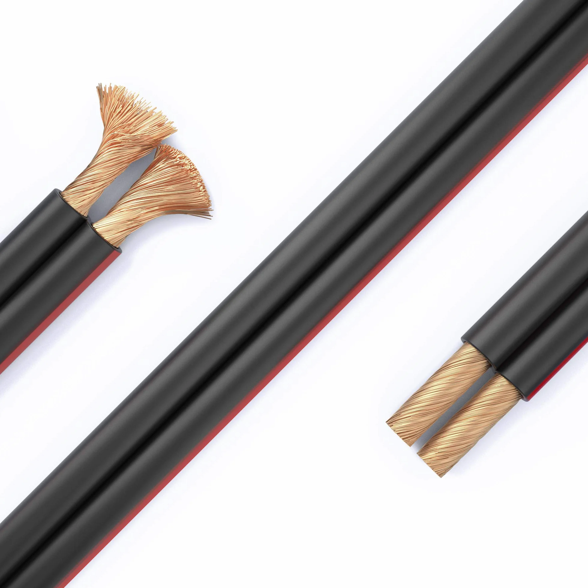 PureLink Cavo per altoparlanti cavo per altoparlanti OFC 2x4,00mm² 0,20mm, 20,0m, cavo in rame puro per cabinet di altoparlanti hi-fi subwoofer, cavo audio con etichettatura di polarità, nero