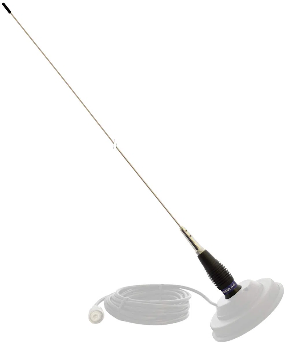 Antenna CB PNI ML145, lunghezza 145 cm, 26-30MHz, 400W, senza cavo