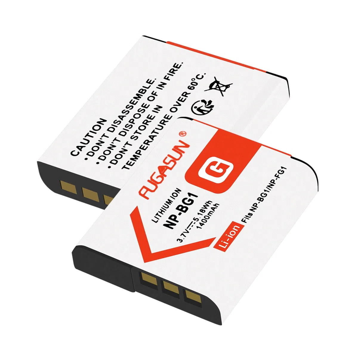 2 Pezzi NP-BG1 NPBG1 NP-FG1 NPFG1 Batteria con Caricatore per DSC-H10 H20 H50 H55 H70 H90 HX9V HX10V HX20V HX30V DSC-T20 T100 DSC-W90 W100 W120 W130 W150 W170 W200 W210 W215 W220 W230 W270 W290 W300