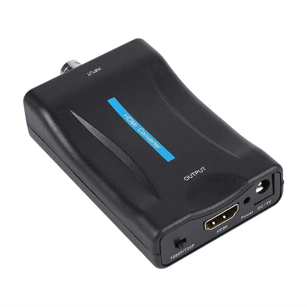 Yunir Convertitore da BNC a HDMI, convertitore da BNC a HDMI Display Monitor di sorveglianza Adattatore Video HD 1080P/720P per, ECC.