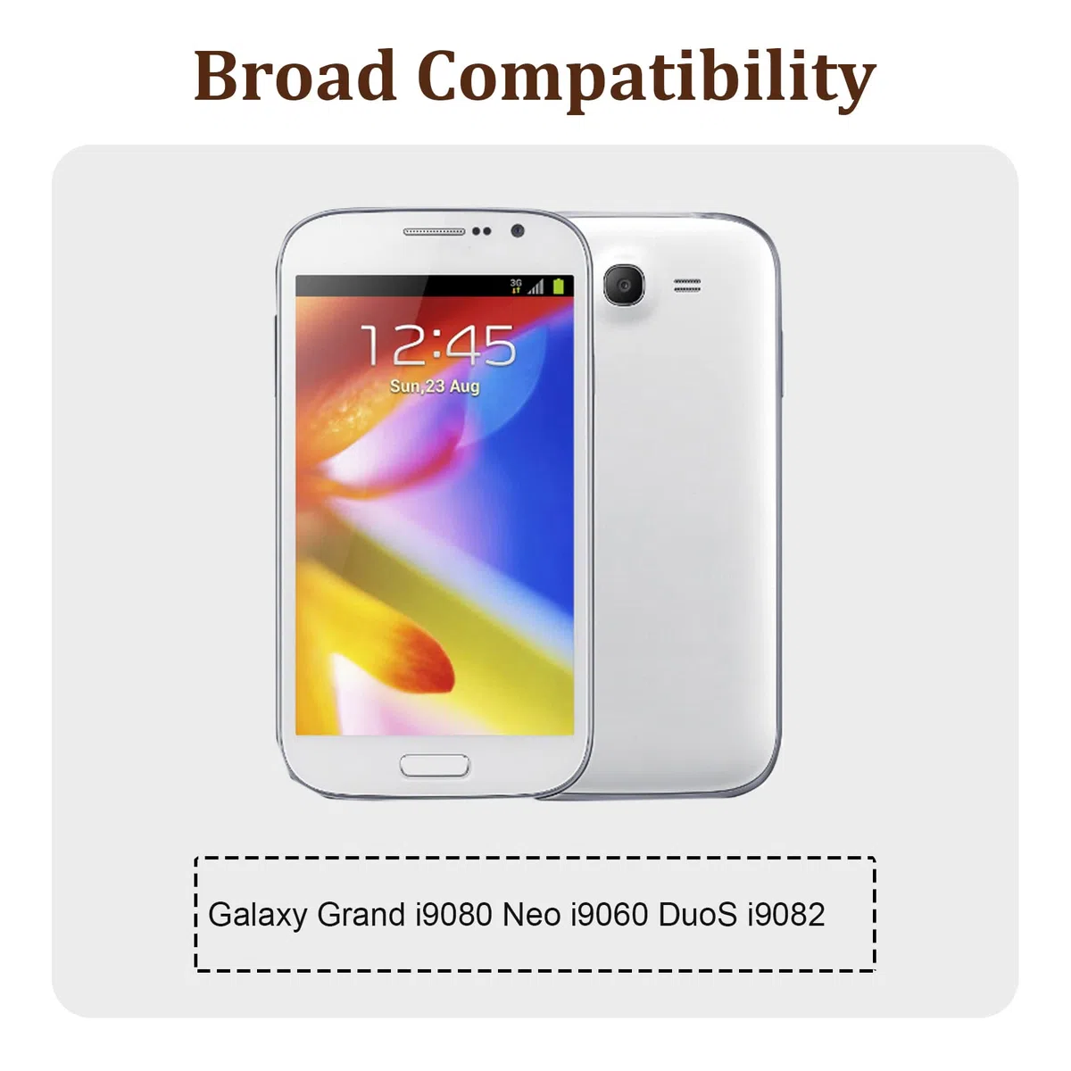 Batteria di ricambio EB535163LU compatibile con Galaxy Grand i9080 Neo i9060 DuoS i9082
