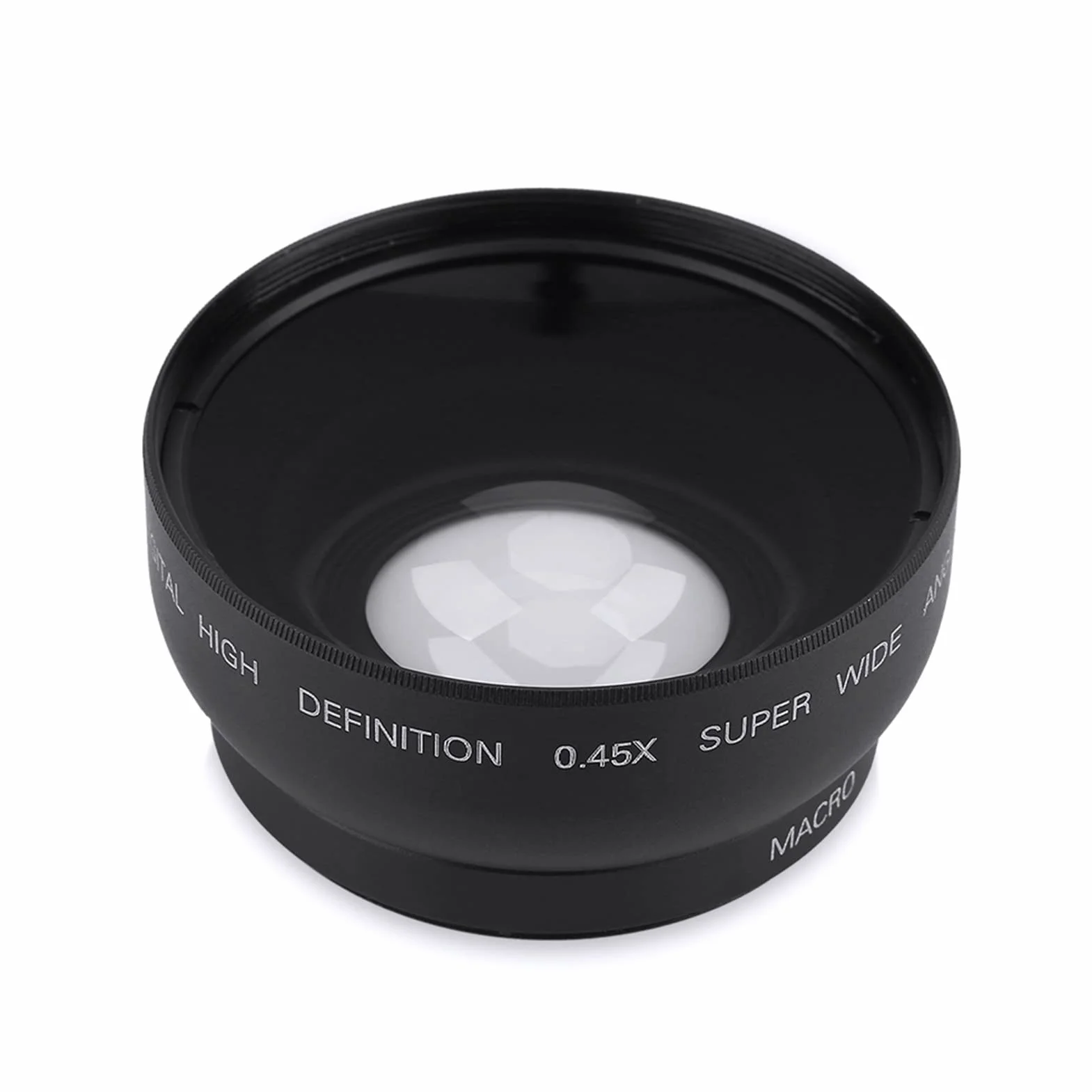 Obiettivi Grandangolari per 52Mm 0.45X Obiettivo Macro di Conversione Universale Grandangolare per Fotocamera