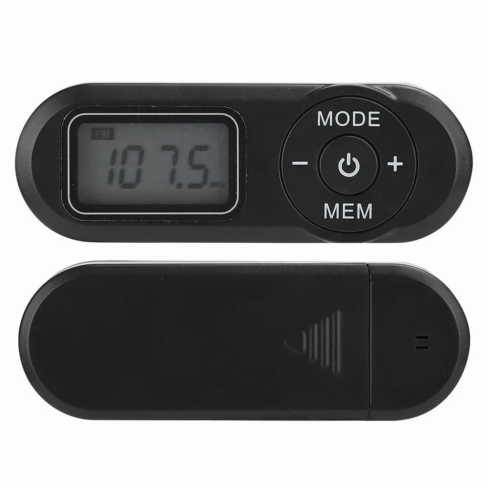 T opiky Radio FM Portatile, Radio Portatile Tascabile FM Mini Lettore Musicale Radio FM Digitale con Schermo LCD da 1,1"e Auricolari, Chip di Elaborazione Digitale Memoria di spegnimento