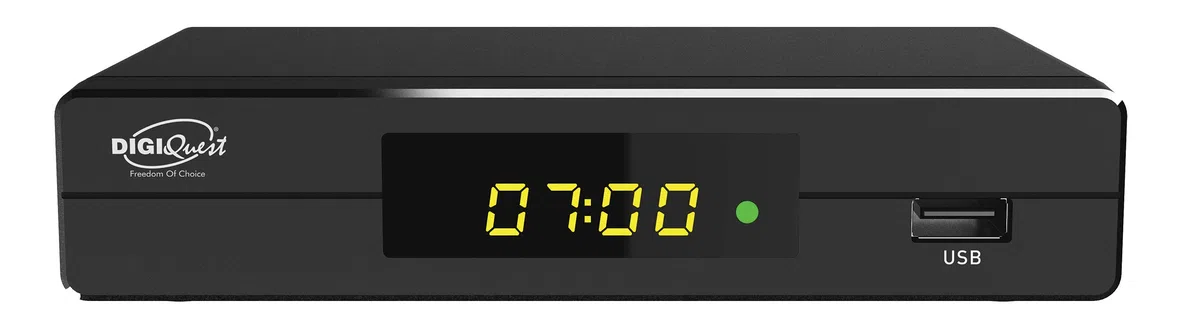 Digiquest Decoder Digitale Terrestre DVB-T2 MX5, Nero