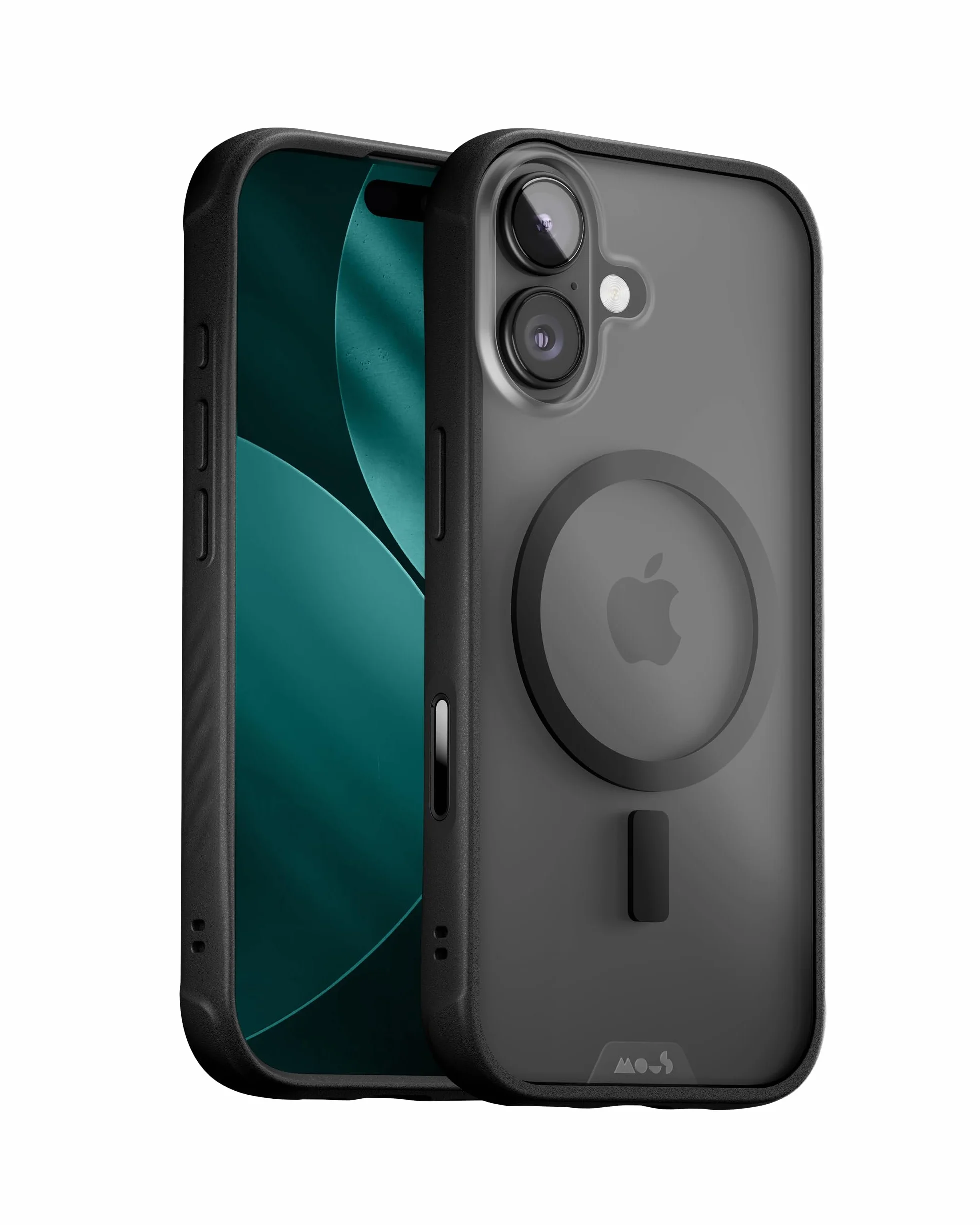 Mous Cover Magnetica per iPhone 17 6,3 Pollici, Compatibile con MagSafe - Clarity - Custodia Anti-Ingiallimento per iPhone 17 - Antiurto, Anti-Graffio, Trasparente