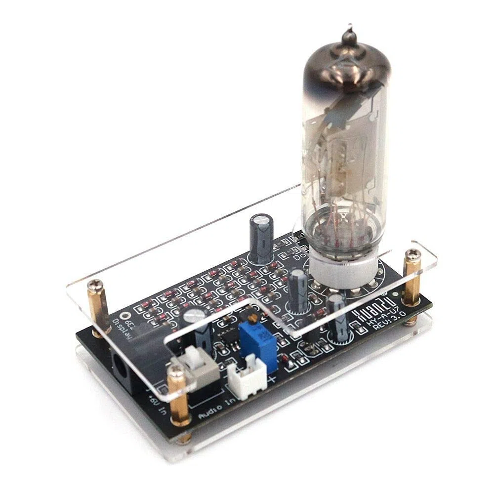 DollaTek Magic Eye 6E2 EM87 Tube Preamp Audio Indicatore di livello VU Meter, Music Spectrum