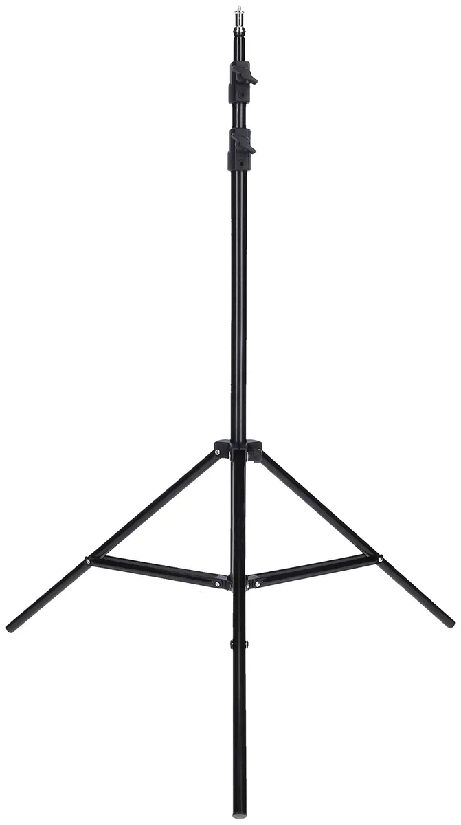 Rollei 28531, Treppiede per Lampada da Studio da 200 cm, per Luci LED Permanenti, Flash e Altri Accessori con Connettore Spigot