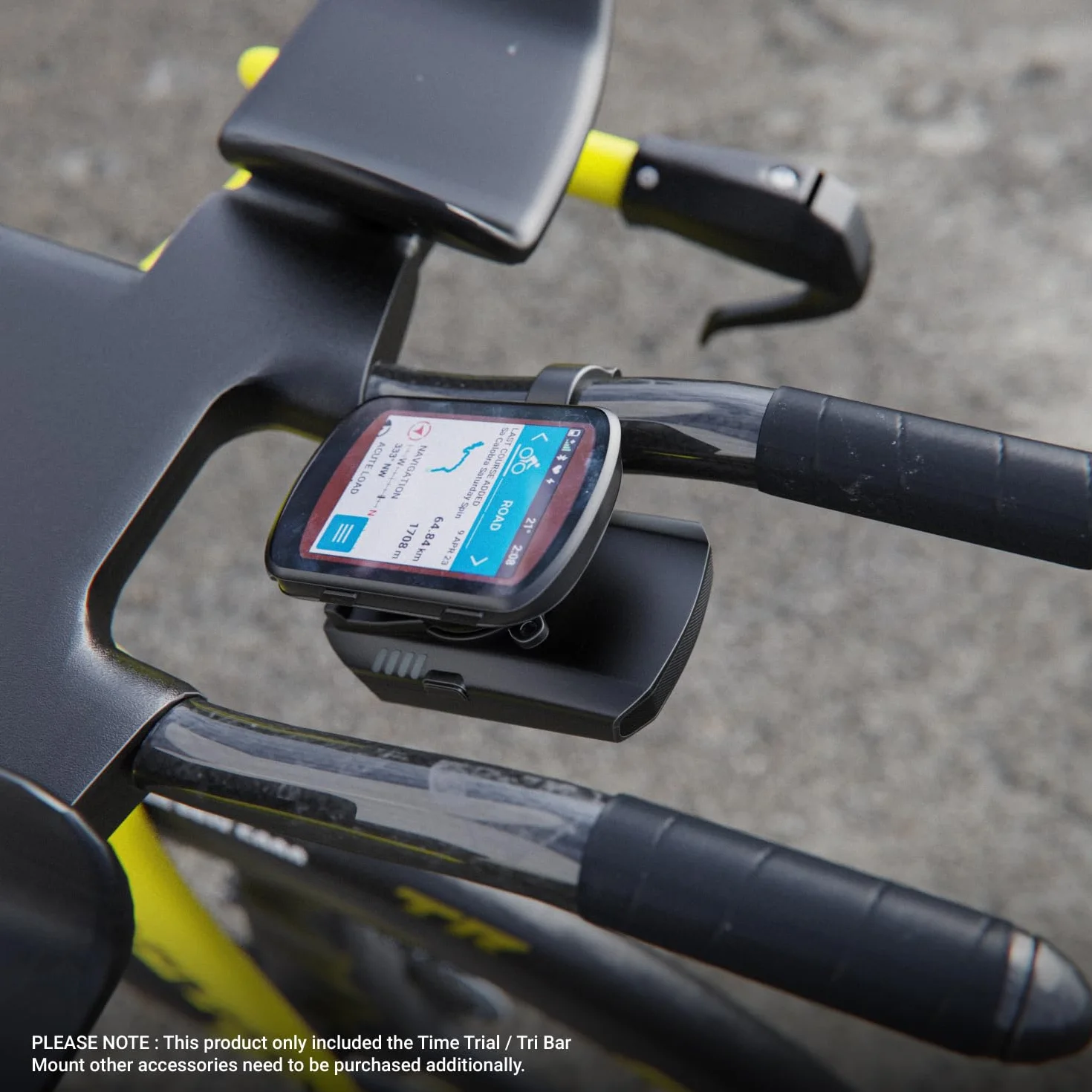 TUSITA Time TrialTri Supporto per Manubrio Compatibile con Garmin Edge GPS Computer per Bici