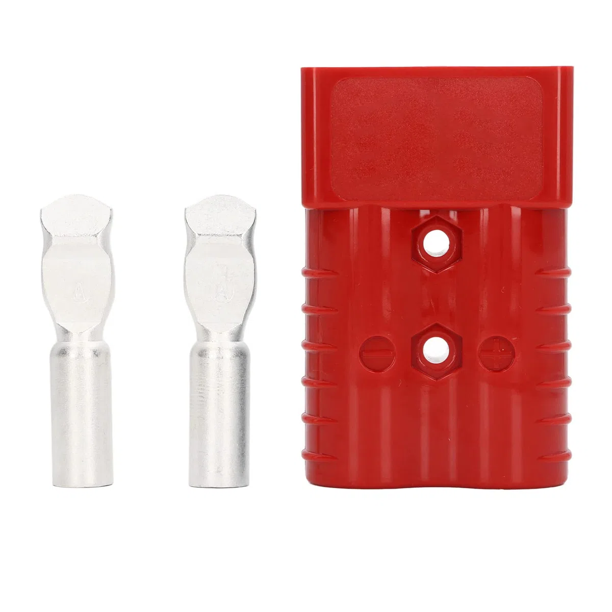 Connessione Rapida Batteria, Disconnessione Connessione Rapida Batteria, Connettore a Spina 350a 600V SH350 Kit Connettore Rapido Batteria Bipolare Ad Alta Corrente Per Carrello Elevatore(SH350 Rosso)