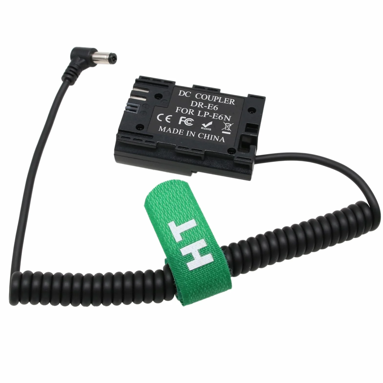 HangTon DC Barrel LP-E6 - Adattatore per batteria per monitor Canon 7D Mark II SMALLHD serie 500 700