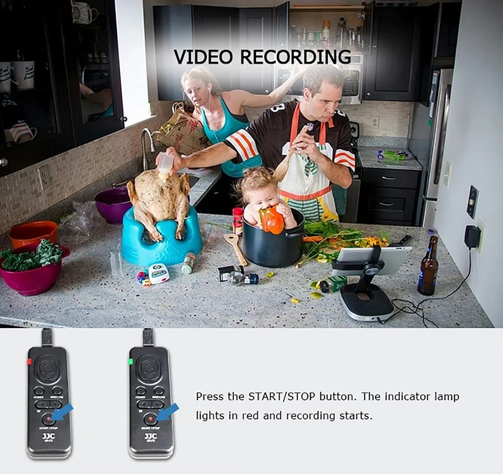 JJC RM-VPR1 - Telecomando con cavo multiterminale, telecomando per Sony RX0M2 RX100VII RX10IV Z-V1 A7RM4A A7RM4 A7RM3A A7R A7SM3 A7S A7M3 A7 A1 II A1 A9 A6600 A6500 A6000 FDR-AX43 AX60 AX700