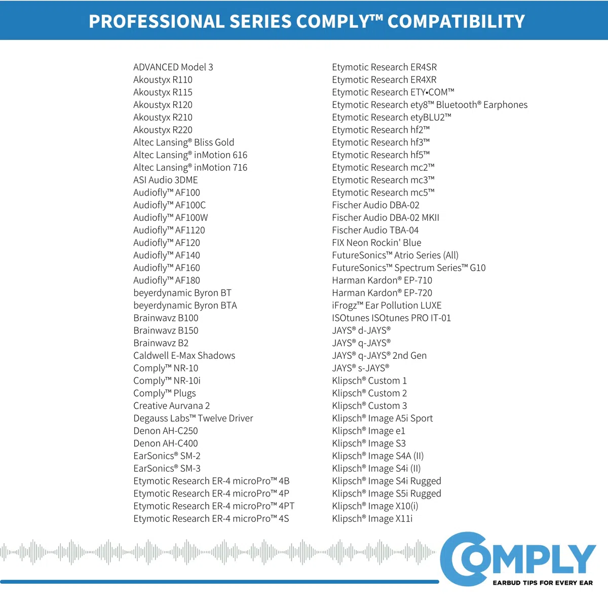 COMPLY P-Series, medium