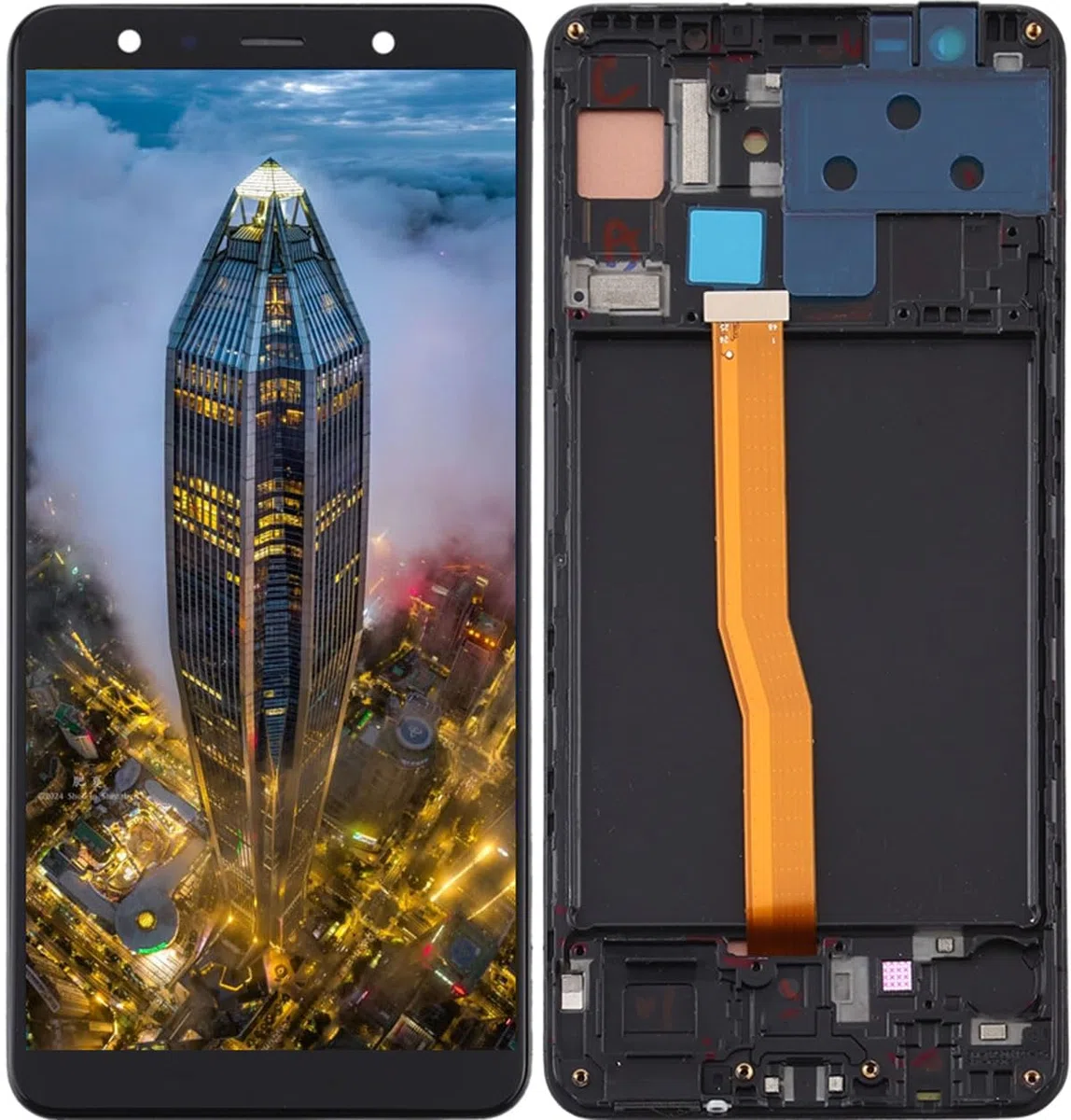 Kit di ricambio per display LCD per Samsung Galaxy A7 2018 SM-A750FN/DS, A750FN, A750F, A750G, A750GN, A750C, A750X, A750N
