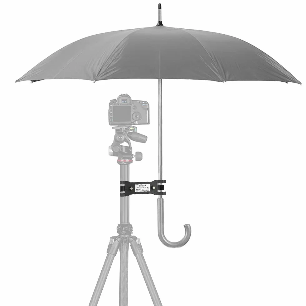 Yunir Pinza per ombrellone per Fotocamera, 15 x 5 cm Telecamera per Esterni Treppiede Portaombrelli Staffa Supporto per Morsetto Accessorio per Fotografia, per Gli Amanti della Fotografia