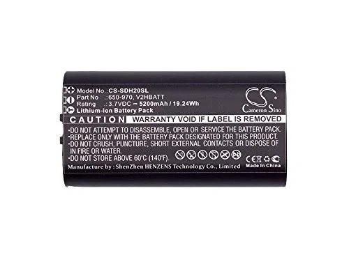 Cameron - Batteria Sino per SportDOG TEK 2.0 GPS palmare PN: SportDOG 650-970, V2HBATT 5200 mAh / 19,24 Wh