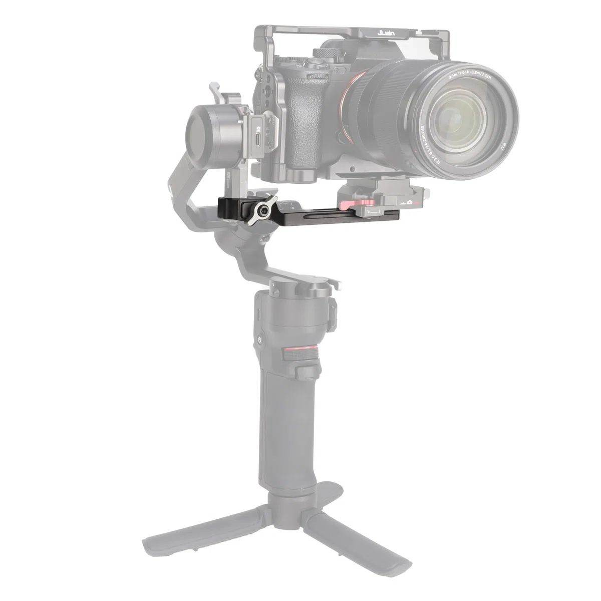 FOTGA Braccio di estensione per stabilizzatore cardanico DJI Ronin RS 3 Mini, piastra di montaggio a braccio verticale esteso a sgancio rapido con design a spazio più lungo per bilanciare RS3 Mini con