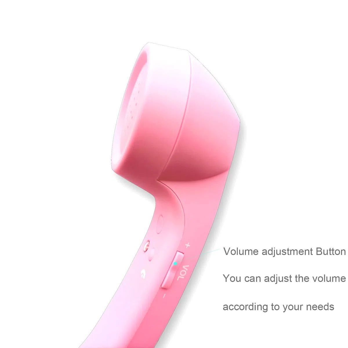 Auricolare e microfono wireless a forma di cornetta del telefono retrò, cornetta telefonica per cellulare，con cavo, per comode telefonate da cellulare