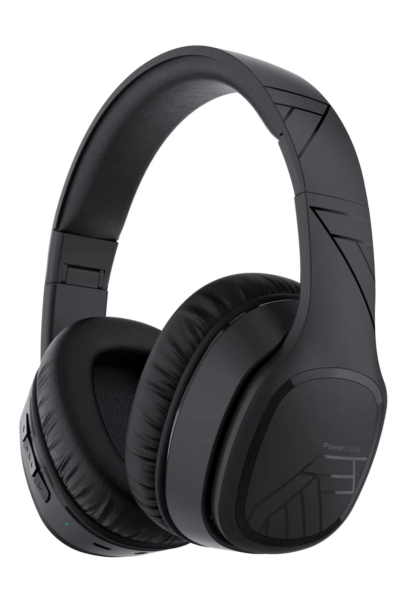 PowerLocus P7 Cuffie Wireless Bluetooth, 50 ore Di Riproduzione, Cuffie Senza Fili Over Ear, Hi-Fi Stereo, Pieghevole, Cuffie Bluetooth con Microfono, Custodia Rigida per Viaggio/Telefono/PC/TV