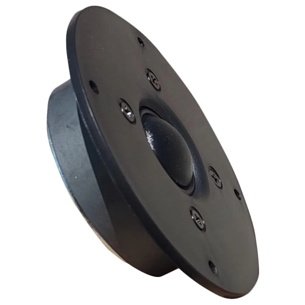 MASTER AUDIO 1 RSQ802 dome tweeter a cupola nero 100 watt rms 200 watt max da 10 cm 100 mm 4" impedenza 8 ohm bobina da 25 mm ultra slim per casa party, 1 pezzo + condensatore omaggio
