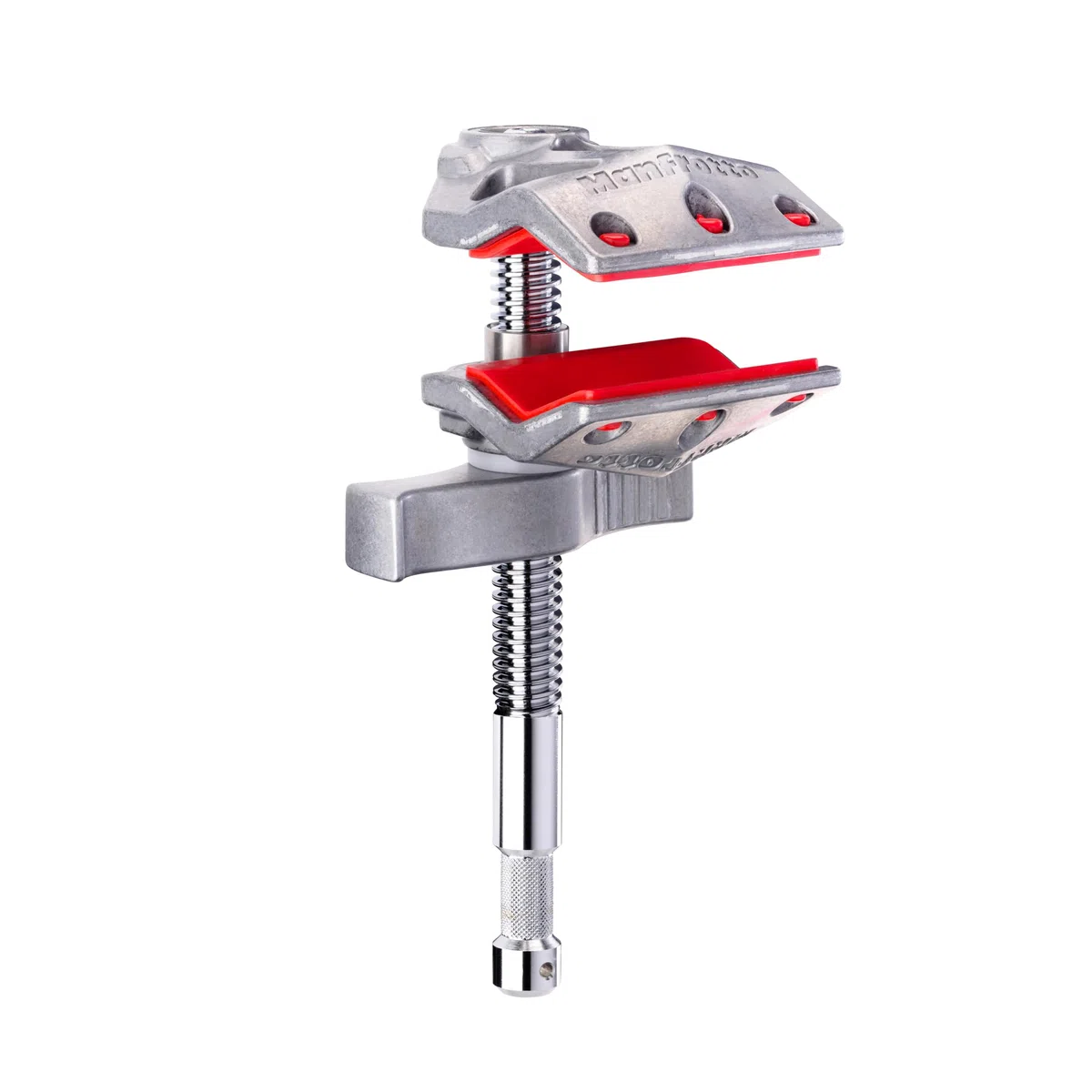 Manfrotto Morsetto a Ganascia, End Vice Jaw Clamp 2", Heavy Duty, Apertura 2in/5cm, Portata Max 50kg, Perno Baby 5/8”/16mm, Studio Fotografico, Supporto Luce, Pannelli Riflettori, Camera Rig, C50EJ
