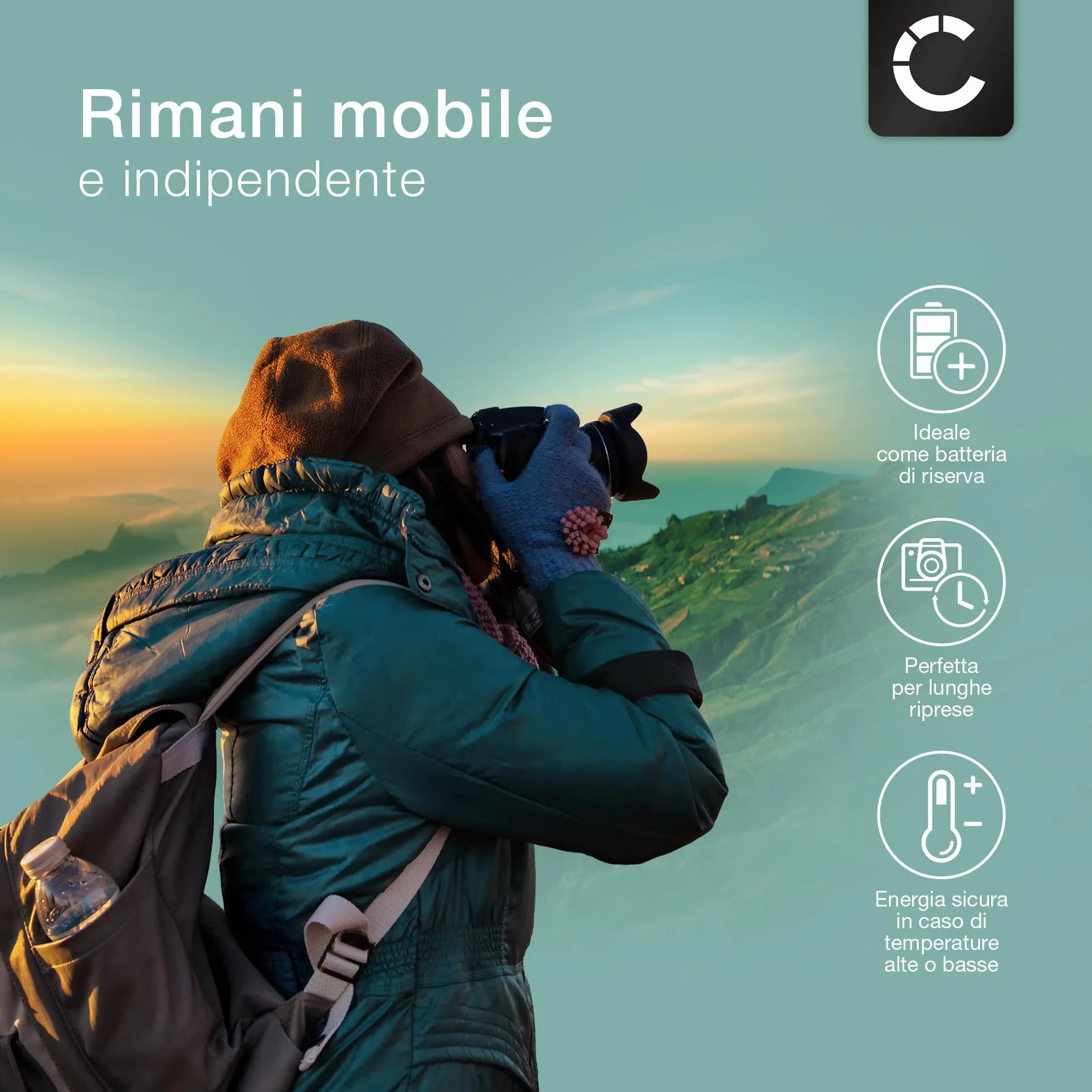 CELLONIC, Batteria per Fotocamera, Compatibile con Nikon D3100, D3200, D5100, D5300, D5600, D3300 (7.4V, 1050mAh)