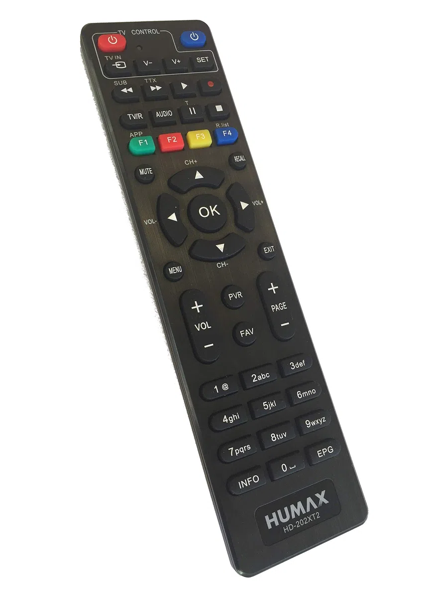 Humax 9-00142 - Decoder digitale terrestre DVB-T2 HD-2022T2 Digimax T2 con telecomando 2 in 1 per controllare il TV