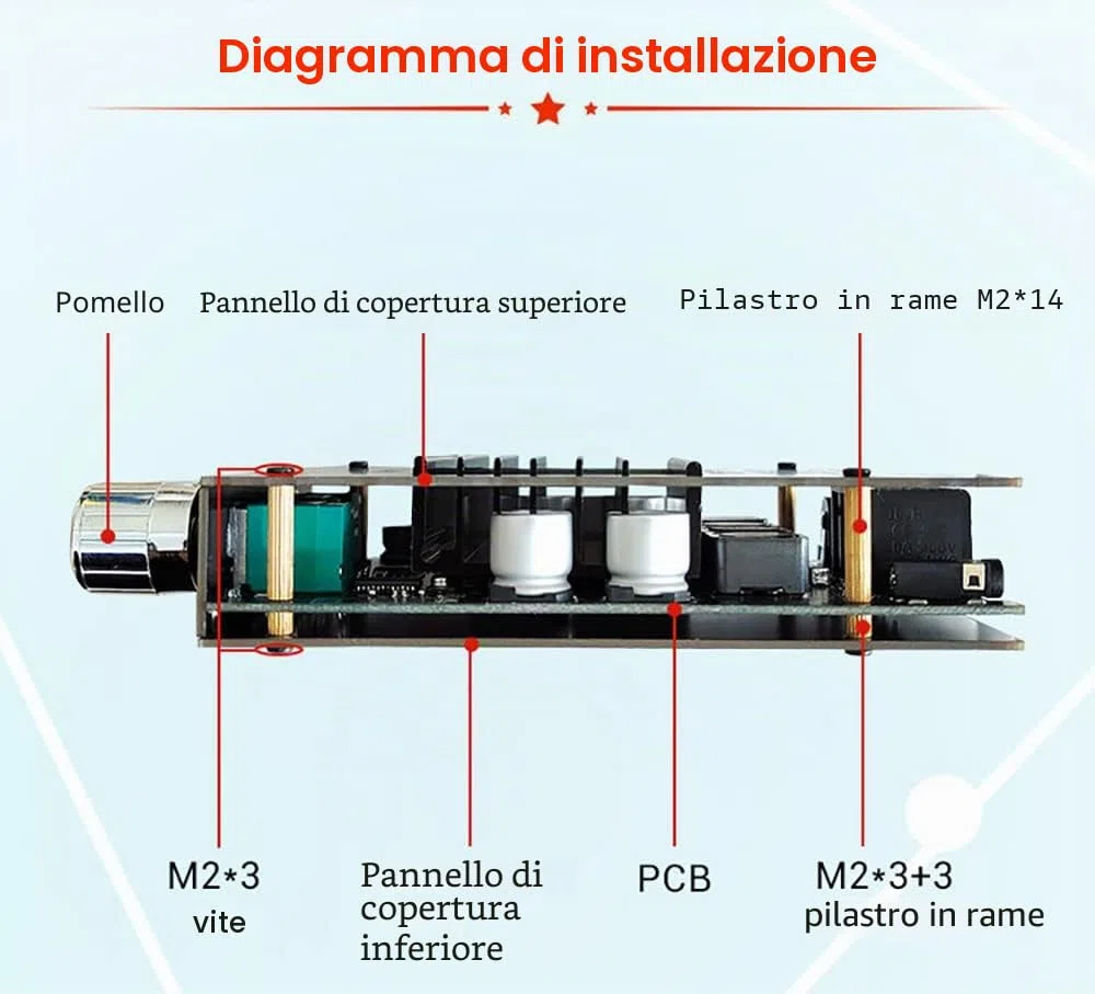 WANGCL ZK-XPSM 150W + 150W TDA7498E Amplificatore di Potenza Audio Equalizzatore BT 5.0 Stereo Subwoofer HiFi Classe D Musica Digitale Home Theater AUX AMP