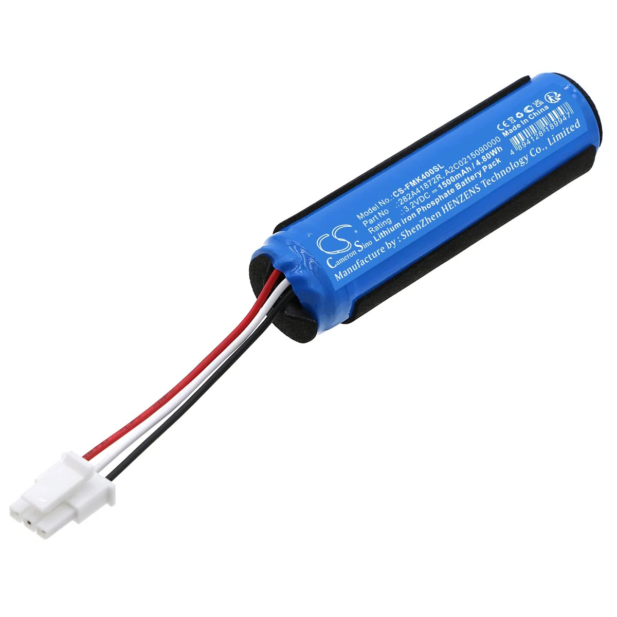 Cameron Sino Batteria di ricambio per Renault Clio 2021, Clio 2021, Focus MK4 LX7T-AM PN: Renault 282A41872R, 370001_SYA1, 370001-SGA0, A2C0145400000, A2C021509000. 00 15 00 mAh / 4,80 Wh